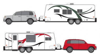 Kamp karavan ve Suv