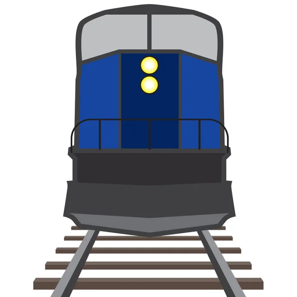 Locomotive Head On — Stock Vector