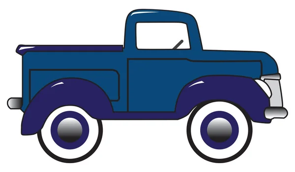 Retro Truck decoratie — Stockvector