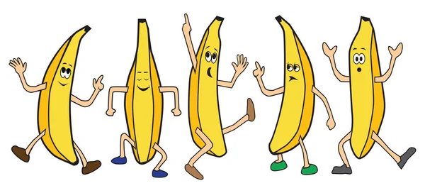 Танці банани — стоковий вектор