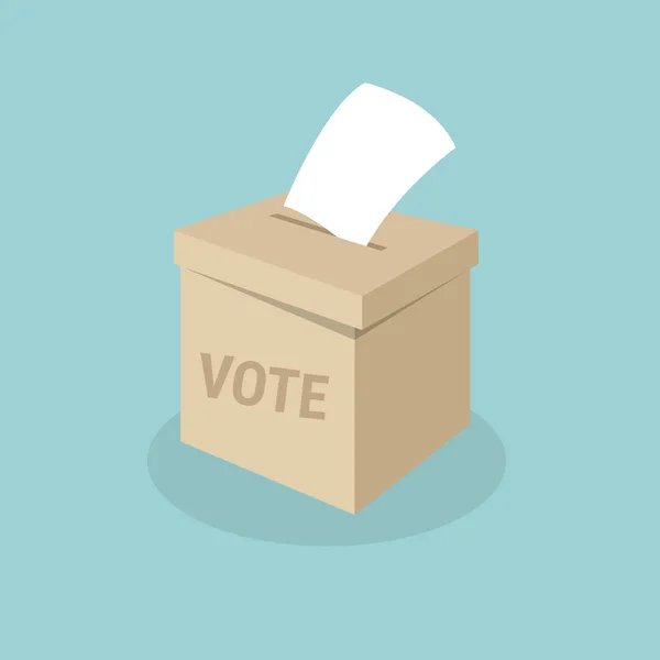 選挙の投票箱 — ストックベクタ