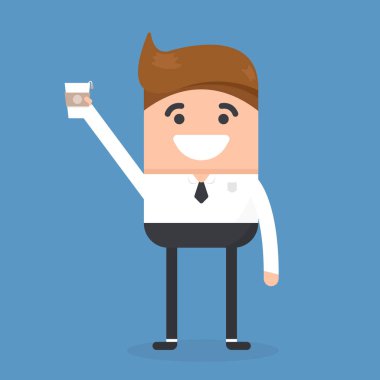 iş adamı kahve arası