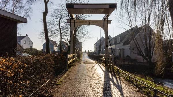 Ophaalbrug in Durgerdam — Stockfoto
