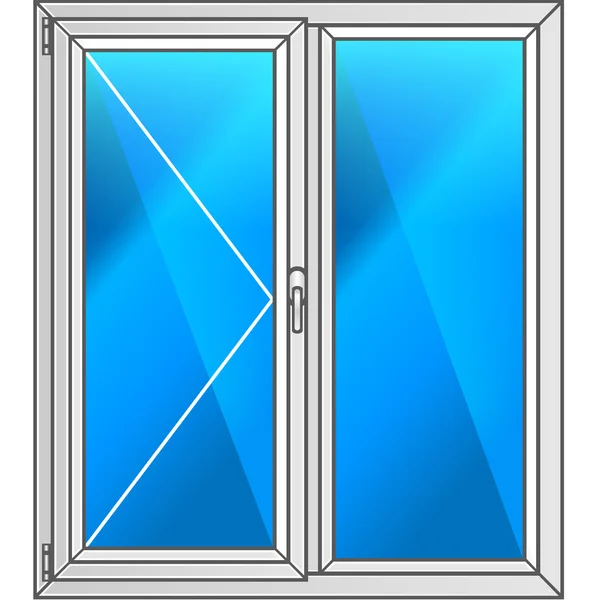 Vektör plastik pencere.