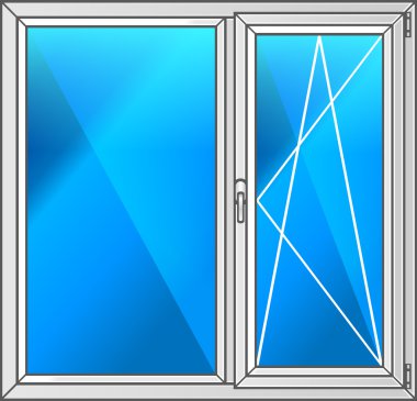 Sürüş. Ayrıntı evin, illüstrasyon.