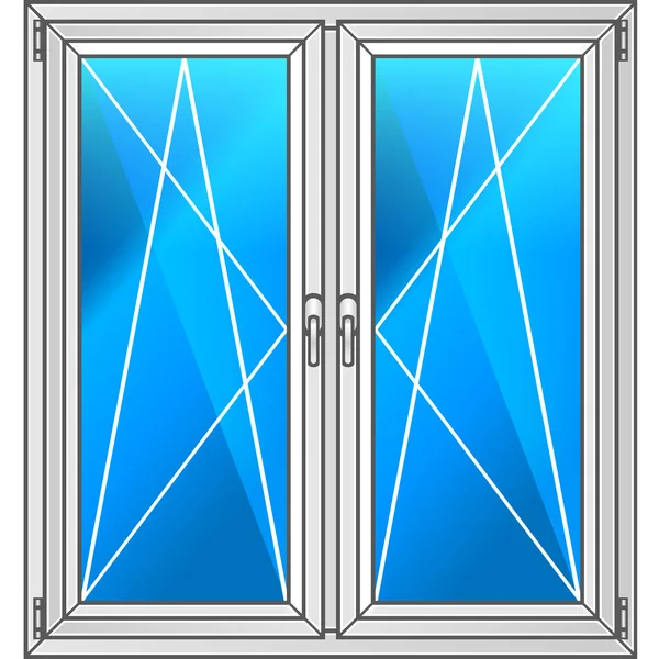 House. Window vector diagram. — Stock Vector