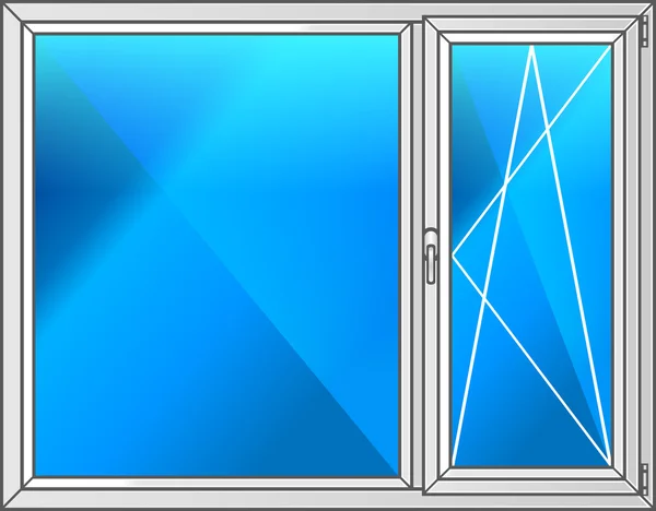 Vector illustration of a window. — Stock Vector