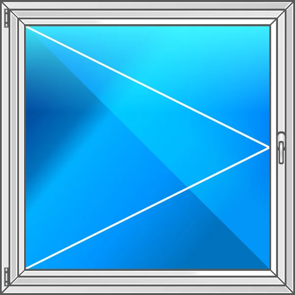 Bir nesne. Plastik pencere proje.