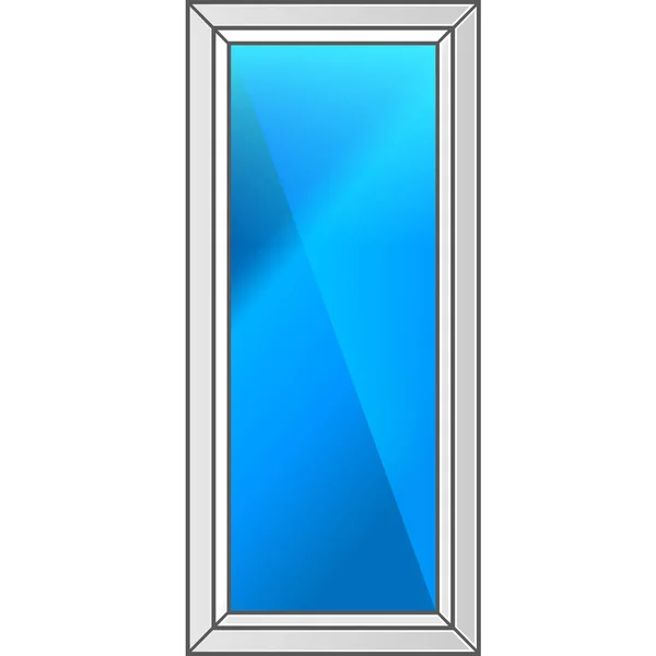 Binanın, vektör diyagramı, illüstrasyon plastik pencere parçası.