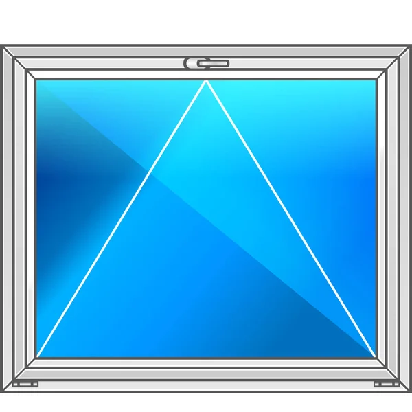 Vector window. Illustration scheme. — Stock Vector