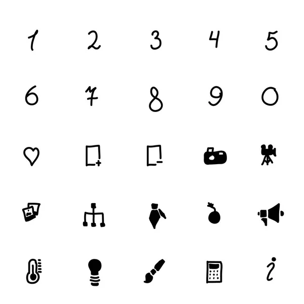 Vector silhouettes. Çizimler siyah simgeler.