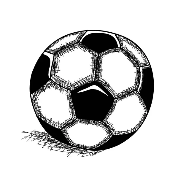 Bir futbol kılıç vektör çizimi.