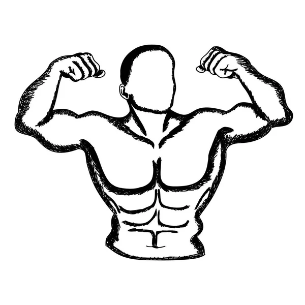 Bir adam vektör çizimi.