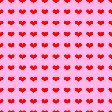 Vektör pembe arka plan yürekleri. Sevgililer günü