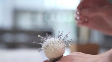 Terzi pim kesme kalıpları seawing önce el yapımı elbise ve iç çamaşırı, giyim sanayi, terzi iş için hazırlar