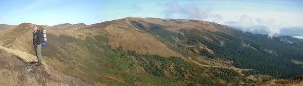 Ουκρανικά Καρπάθια Svydivets Poloninsky Ridge — Φωτογραφία Αρχείου