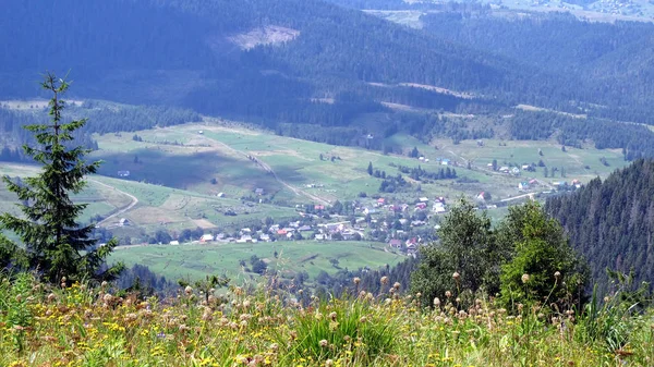 Ukraińscy Karpaty Skole Beskidy — Zdjęcie stockowe