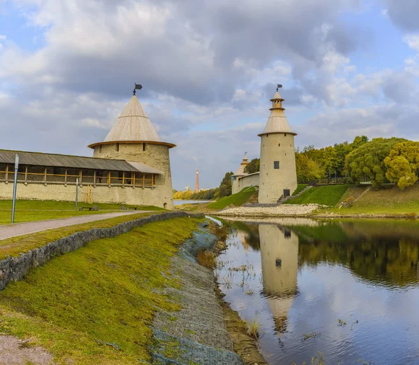 Pskov Krom (Kremlin), centro histórico e arquitetônico de Psk — Fotografia de Stock