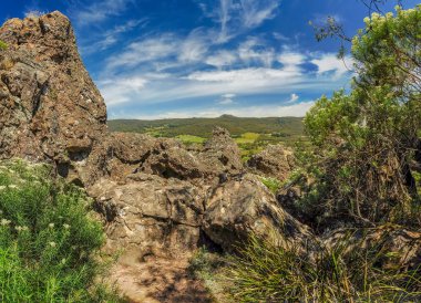 Avustralya 'da mistik bir yerde asılı, Victoria.