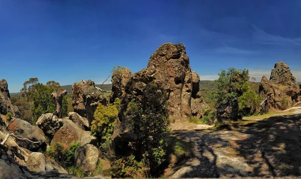 Colgando de roca-un lugar místico en Australia, Victoria — Foto de Stock