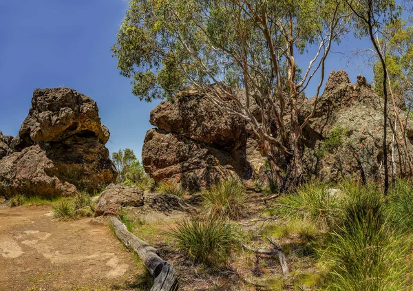 Hanging rock-a mystical place in Australia, Victoria — Stock Photo, Image