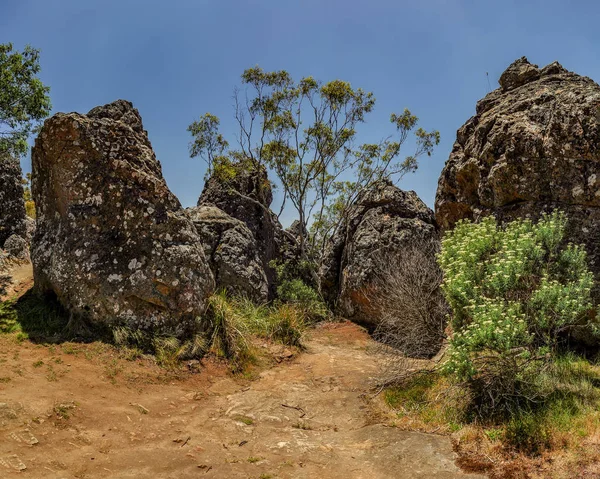 Hanging rock-a mystical place in Australia, Victoria — Stock Photo, Image