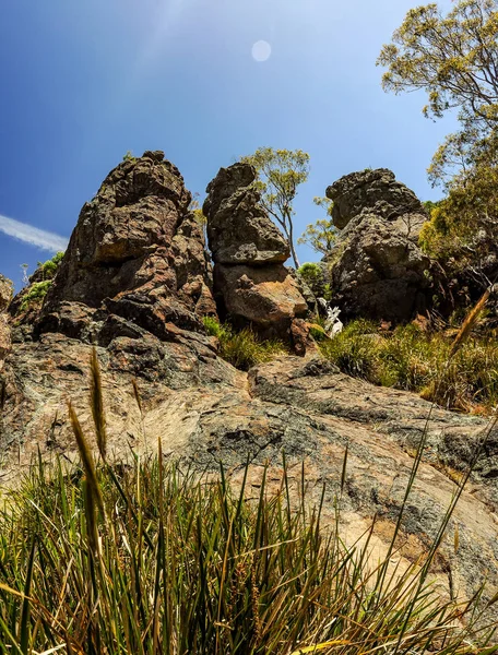 Hanging rock-un luogo mistico in Australia, Victoria — Foto Stock