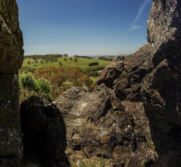 Hanging rock-un luogo mistico in Australia, Victoria — Foto Stock