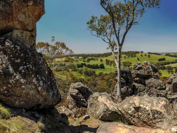 Pendurado rock-um lugar místico na Austrália, Victoria — Fotografia de Stock