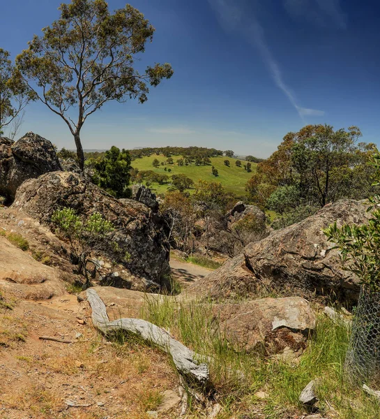Visící skála - mystické místo v Austrálii, Victoria — Stock fotografie