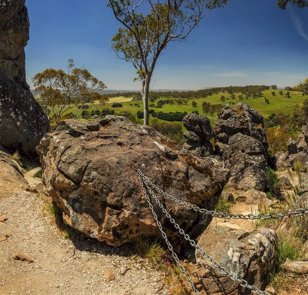 Pendurado rock-um lugar místico na Austrália, Victoria — Fotografia de Stock