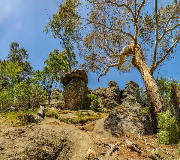 Pendaison rock-un lieu mystique en Australie, Victoria — Photo