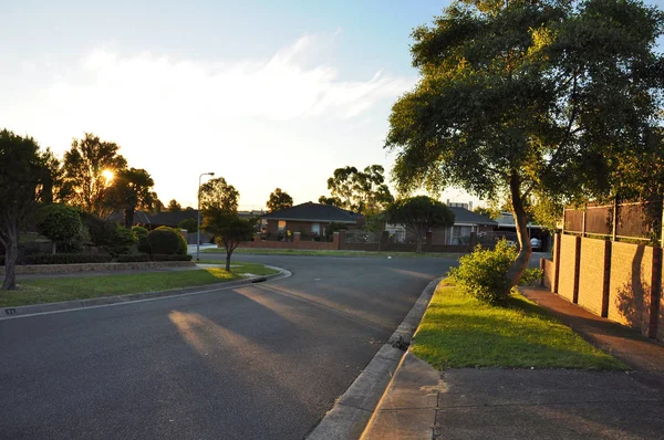 Warm summer evening in Hallam. — Stock Photo, Image