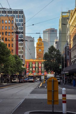  Melbourne sokaklarının ışığı ve gölgesi.
