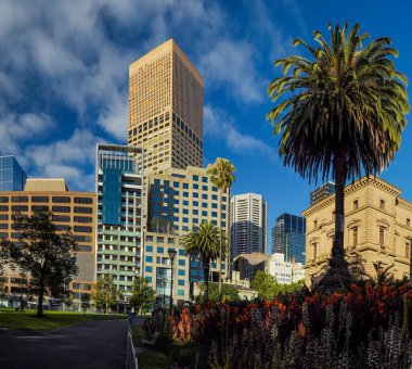 Melbourne 'un yeşilliğine dalmış.