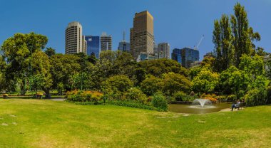 Hazine Bahçeleri, Melbourne, Avustralya. 31.12.2013. 