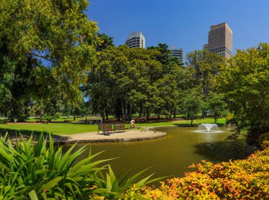 Hazine Bahçeleri, Melbourne, Avustralya. 31.12.2013. 