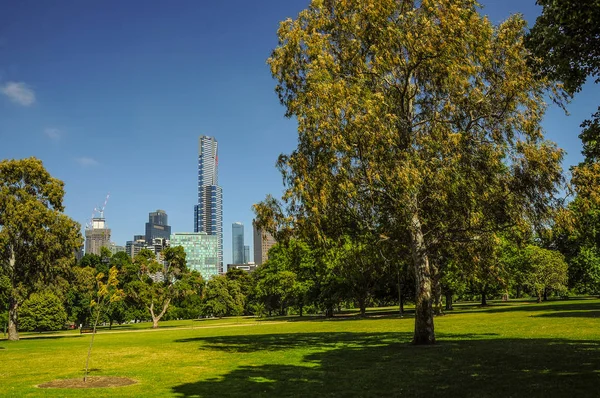 Parks und Gärten von Melbourne — Stockfoto