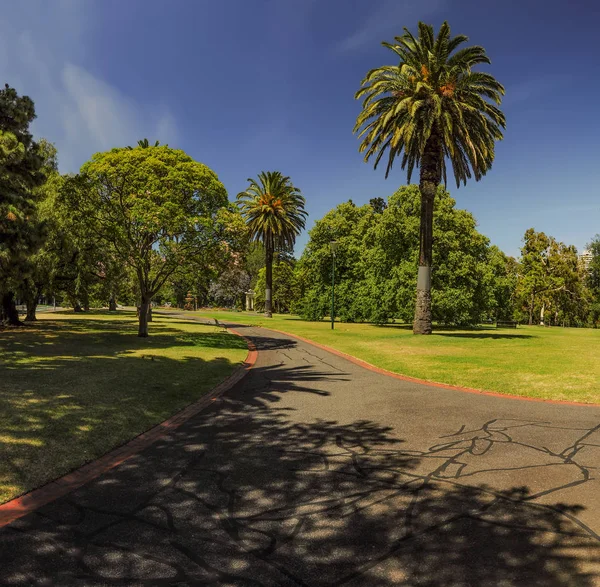 Bellissimi Parchi Nel Centro Melbourne — Foto Stock