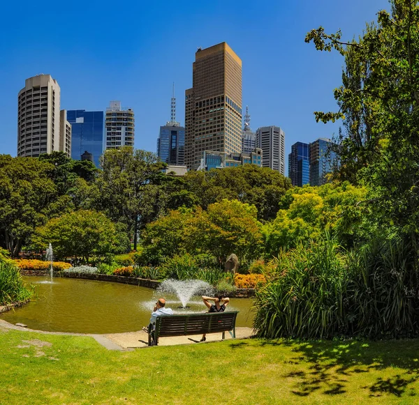 Treasury Gardens Melbourne Australia 2013 — Zdjęcie stockowe