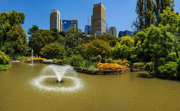 Treasury Gardens Melbourne Australien 2013 — Stockfoto