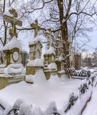  Nikolskoe cemetery is one of the three graveyards of the Alexan