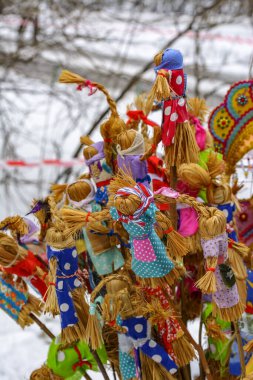 Rabbit Island. St. Petersburg. Russia. 03/01/2020. Celebration of Maslenitsa on the territory of the Peter and Paul Fortress in St. Petersburg.