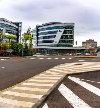 Prospekt Pobediteley d. 110-104. Kompleks Riviera Plaza, Minsk şehri, Belarus Cumhuriyeti. 08 / 01 / 2019. 