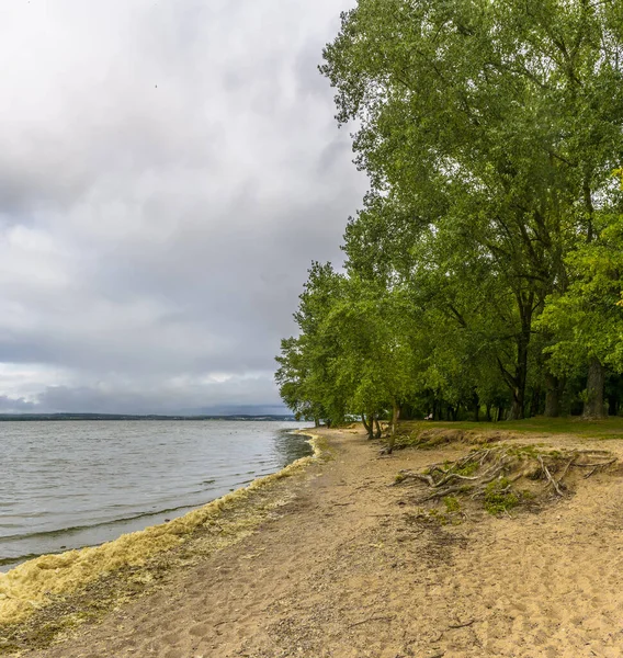 Windiges Wetter Ufer Des Minsker Meeres — Stockfoto