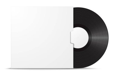 Kollu kaydında gerçekçi vinil.