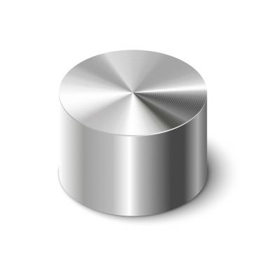 Beyaz metal silindir