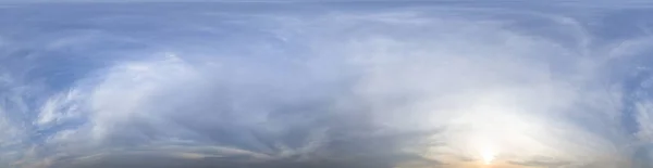 360 Панорамне Небо Створення Панорам Карти Стокове Зображення