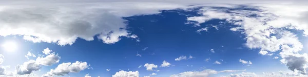 360 Панорамне Небо Створення Панорам Карти Стокова Картинка