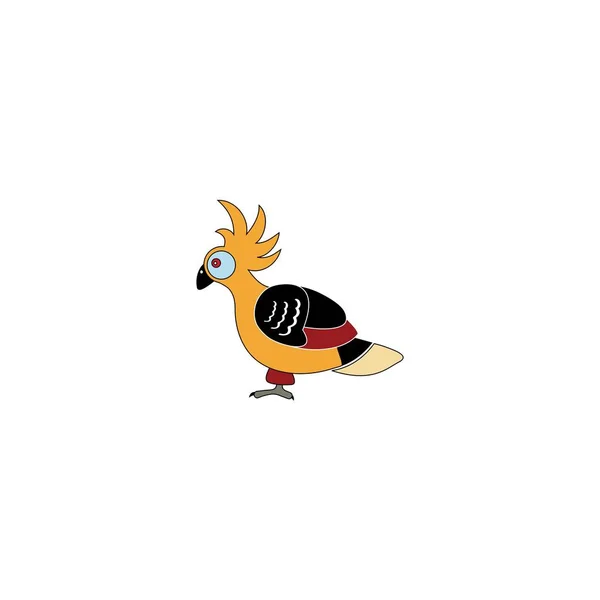 Картоновая птица-хоатцин — стоковый вектор